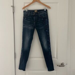 Driftwood Marilyn Floral Embroidered Jeans Boho Festival